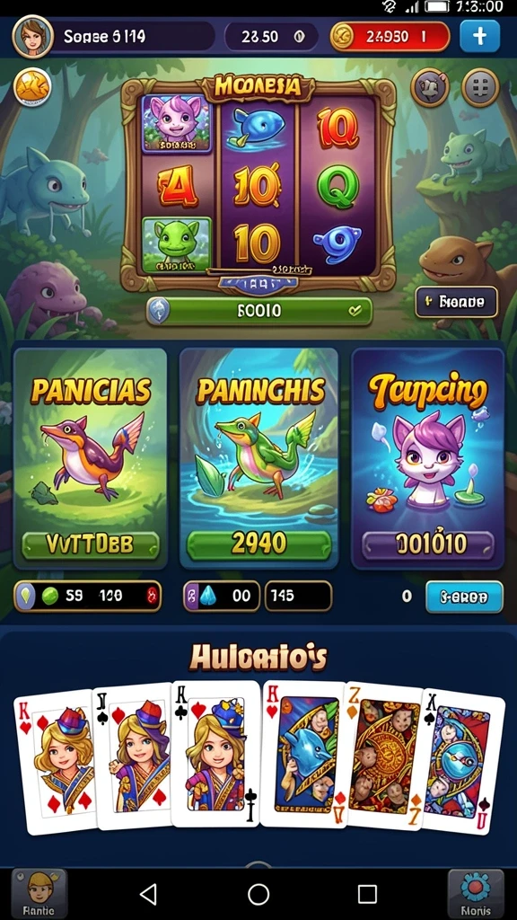 Screenshot menunjukkan beragam pilihan permainan slot yang tersedia.