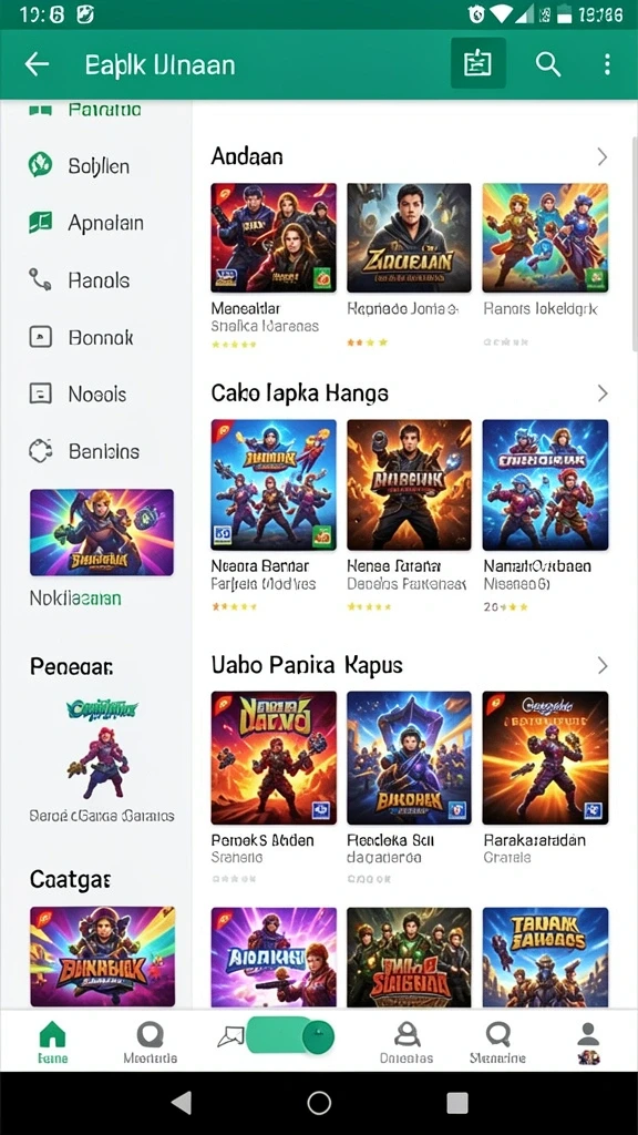 Beragam pilihan mesin slot yang siap diputar.