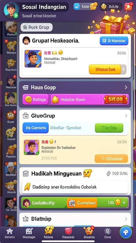 Mode multiplayer yang menambah keseruan berkompetisi.