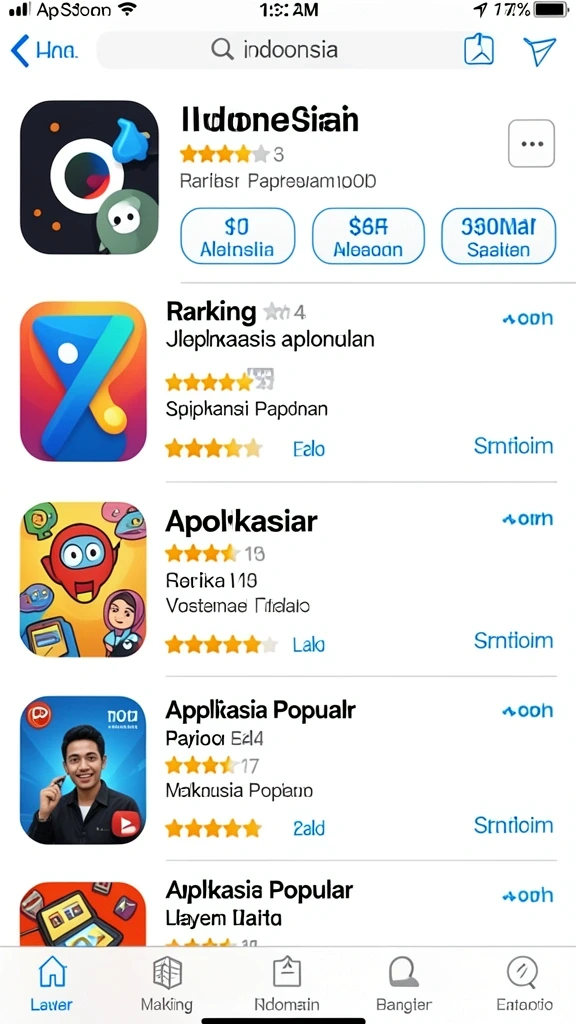 Beragam pilihan tema permainan slot.