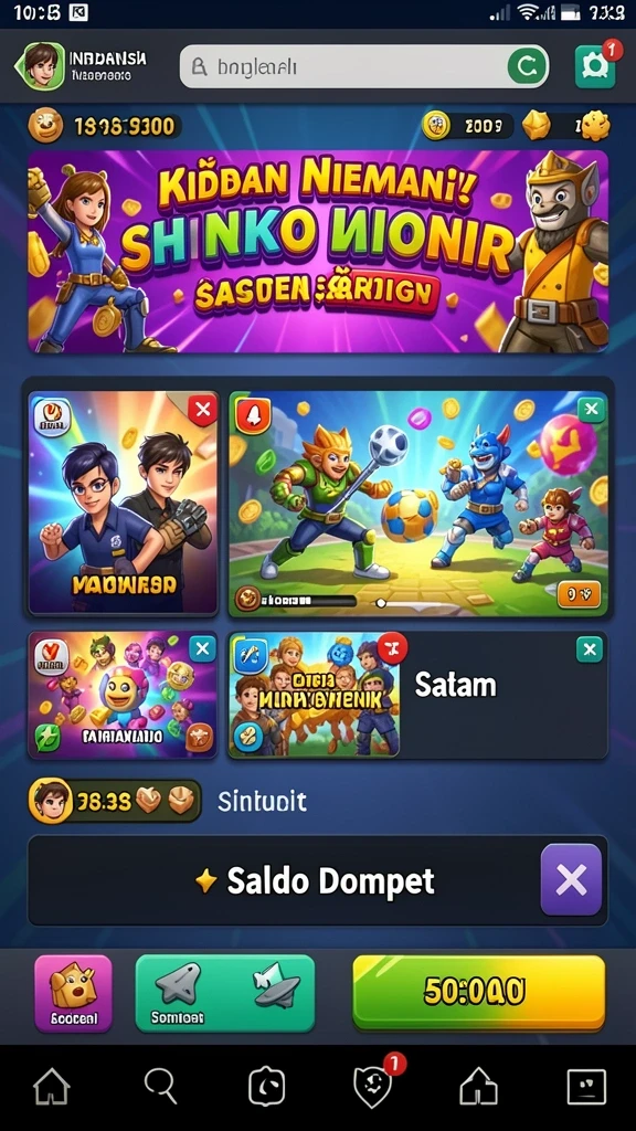 Tampilan antarmuka yang menarik dan intuitif.
