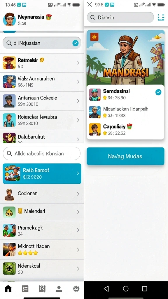 Tampilan menu utama BALIWIN66 yang menarik.