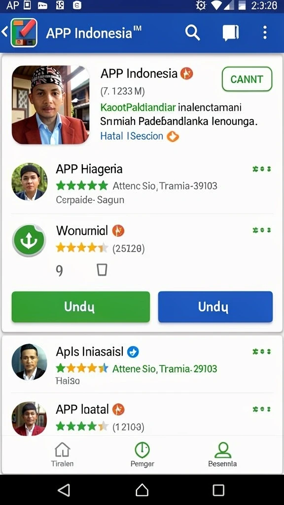 Tampilan antarmuka yang intuitif dan menarik.