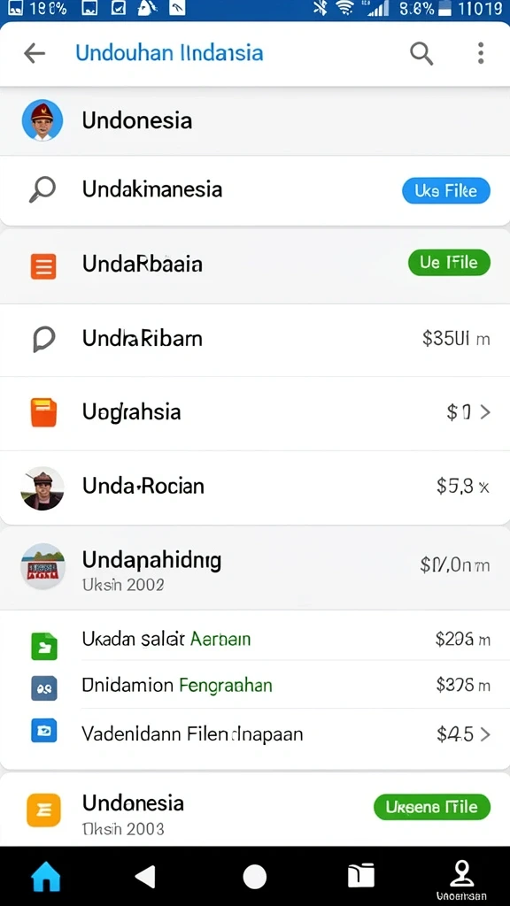 Tampilan antarmuka yang menarik dan user-friendly.
