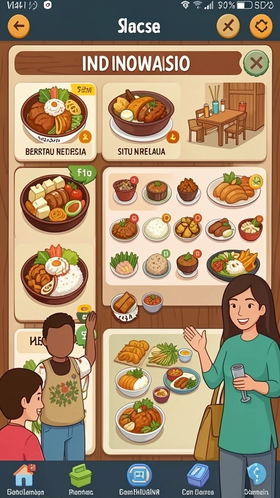 Tampilan antarmuka yang menarik dan user-friendly.