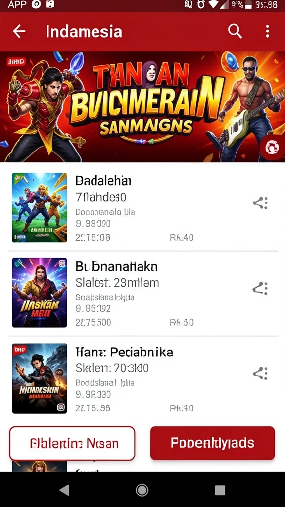 Beragam pilihan mode permainan yang seru.