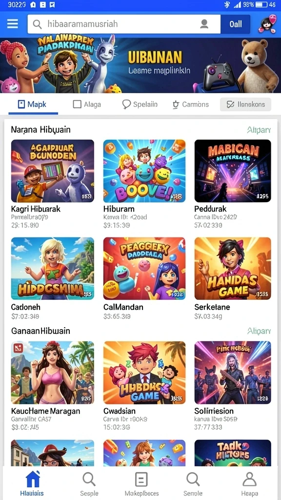 Tampilan grafis yang mengagumkan dan menarik.