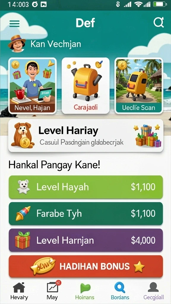 Fitur bonus yang menguntungkan saat bermain.