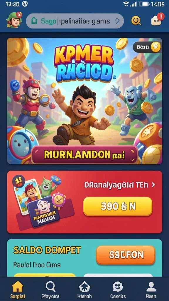 Leaderboard untuk melihat peringkat pemain.