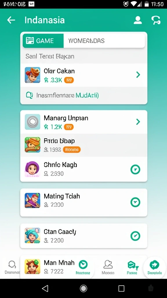 Tampilan antarmuka yang bersih dan mudah dinavigasi.