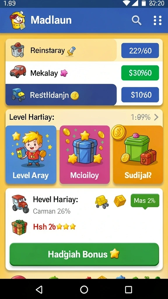 Tampilan antarmuka yang modern dan user-friendly.