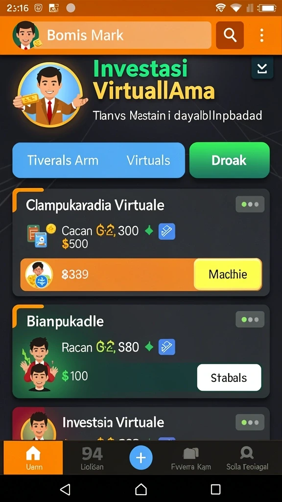 Antarmuka pengguna yang mudah dinavigasi.