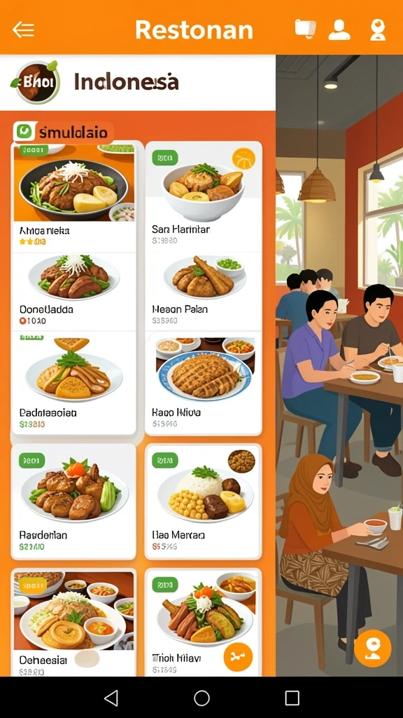 Tampilan grafis yang menarik dan interaktif.