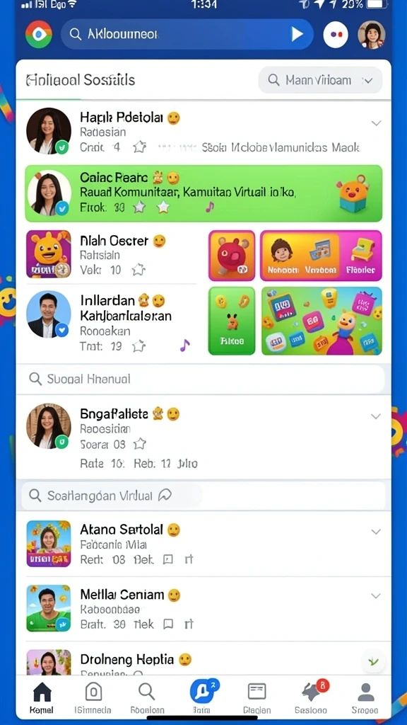 Beragam tema permainan yang siap untuk dieksplorasi.