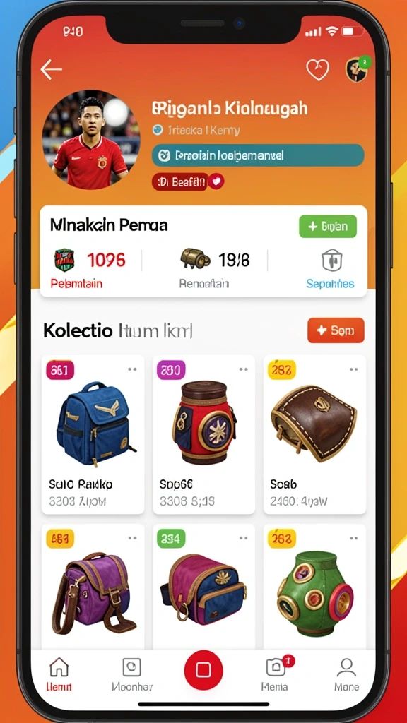 Ilustrasi mode permainan yang berbeda yang bisa dipilih.