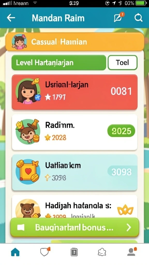 Screenshot aplikasi KINGDOMTOTO dengan tampilan antarmuka yang menarik.