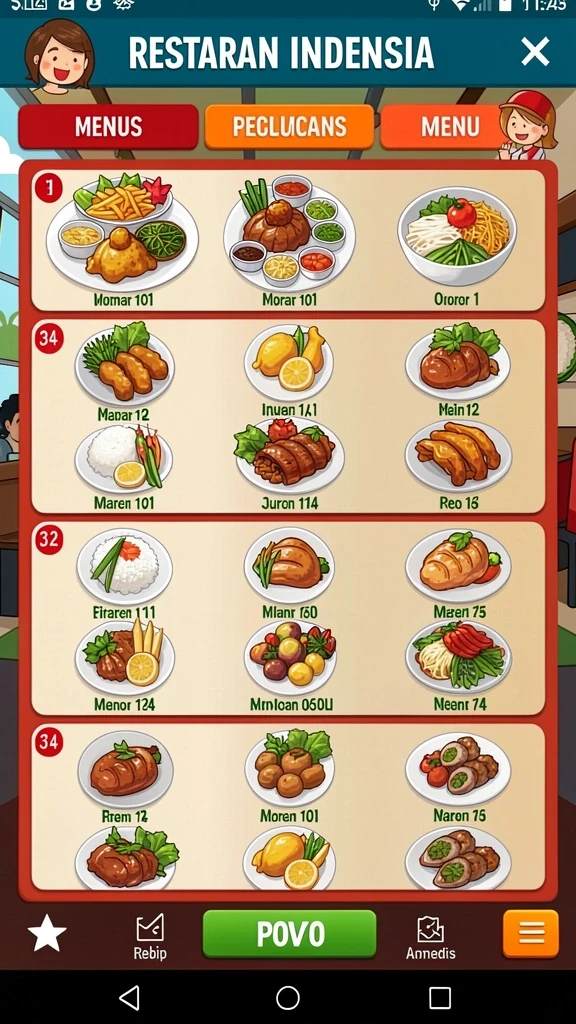 Berbagai tema permainan slot yang seru.