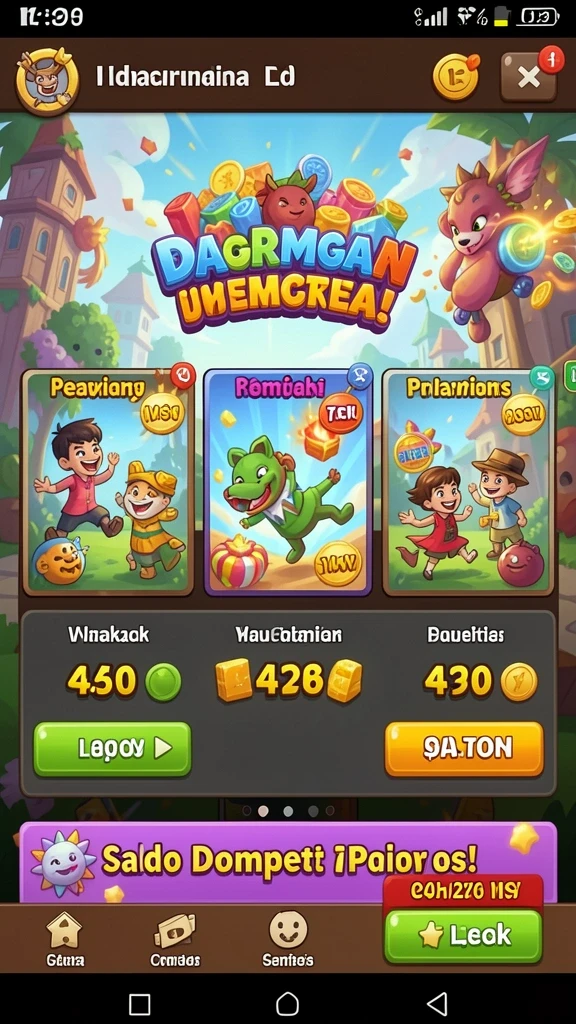 Tampilan antarmuka yang menarik dan mudah digunakan.