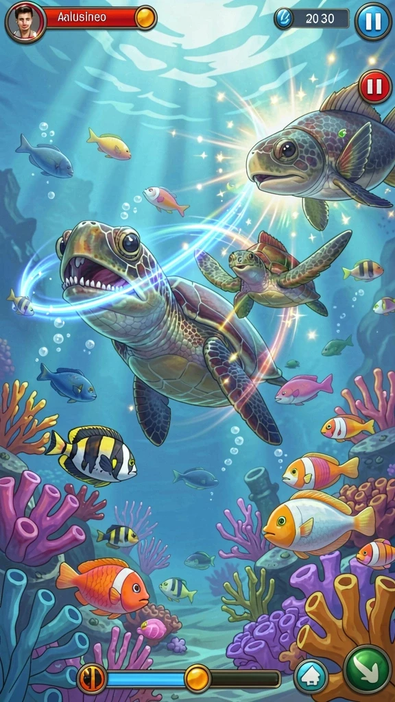Screenshot menunjukkan karakter unik dalam OCATOTO.