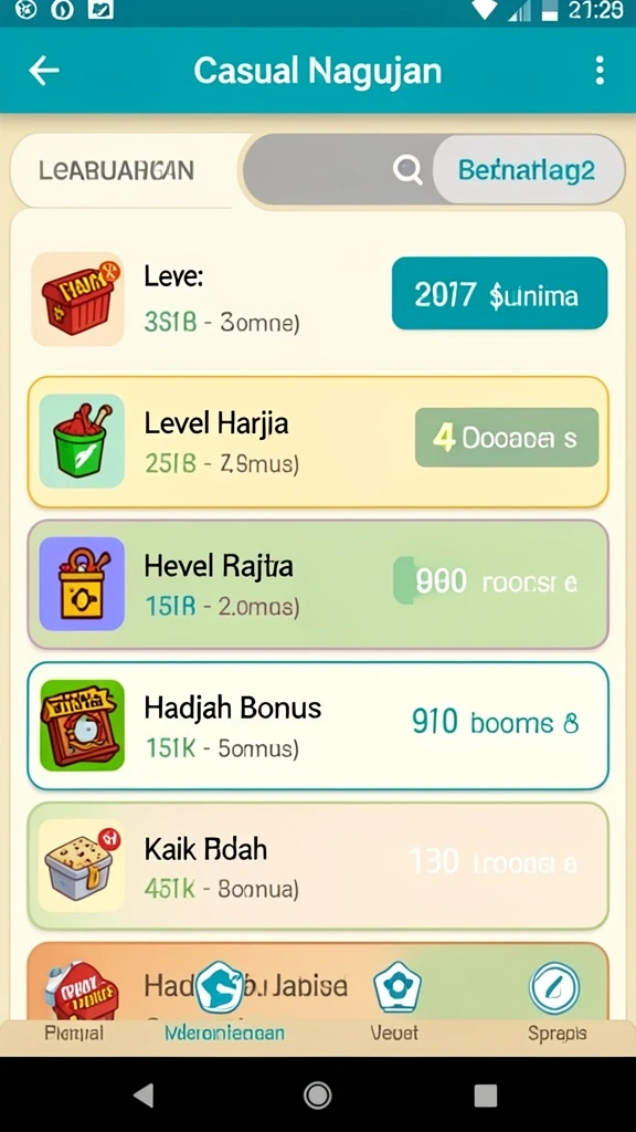 Tampilan grafis yang menawan dan penuh warna.