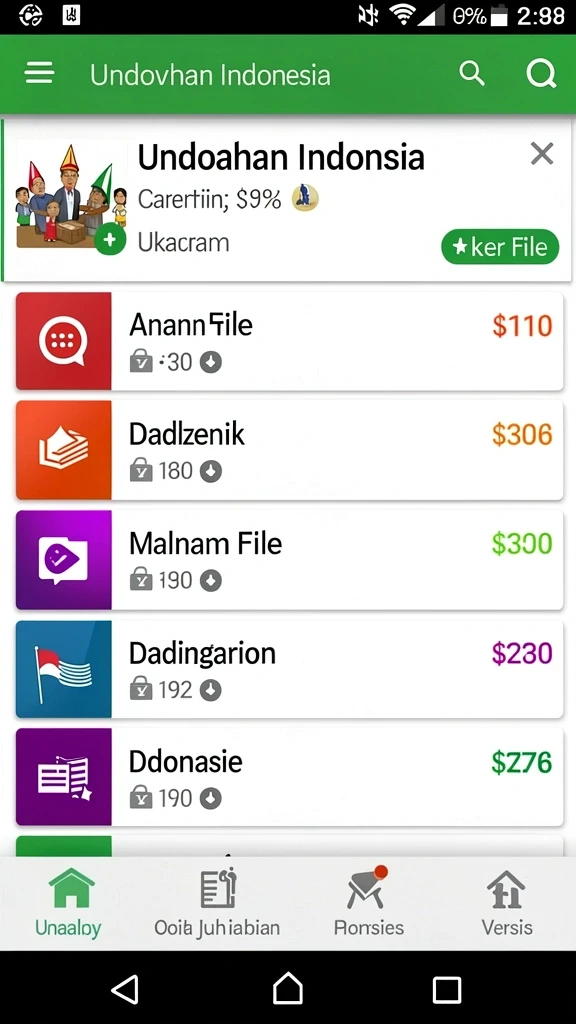 Screenshot menunjukkan antarmuka user-friendly RPRP777.