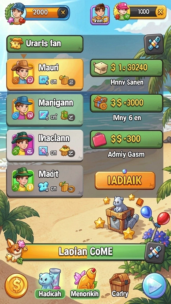 Menampilkan berbagai mesin slot dengan tema menarik.