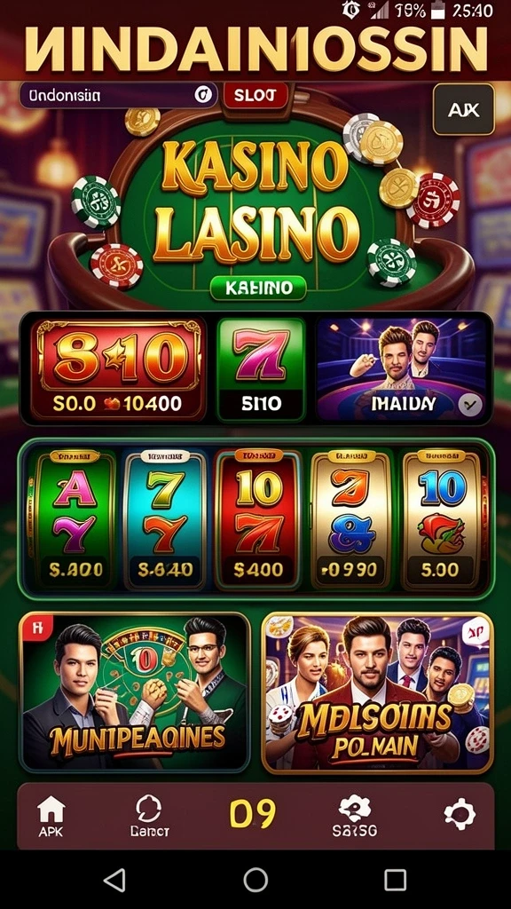 Beragam tema permainan slot yang menghibur.