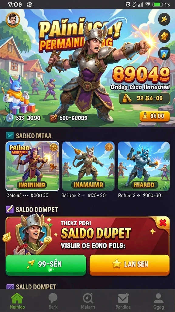 Fitur multiplayer untuk bermain bersama teman.