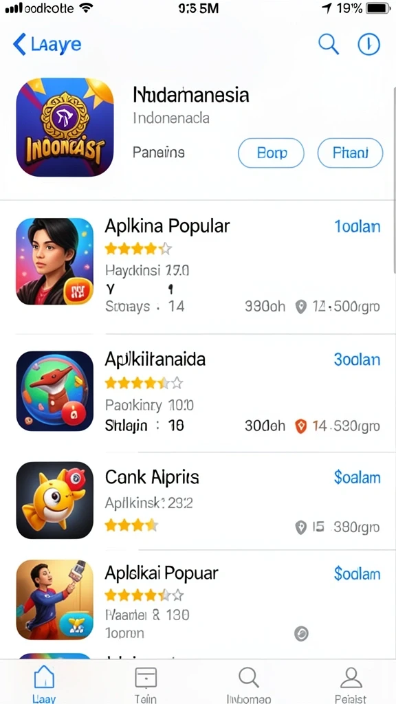 Tampilan antarmuka yang menarik dan user-friendly.