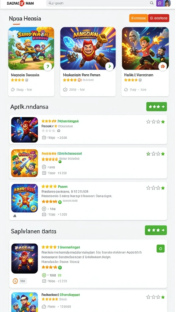 Tampilan antarmuka pengguna yang menarik dan mudah digunakan.