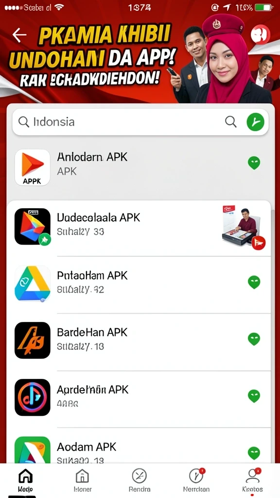 Screenshot menunjukkan antarmuka permainan yang menarik.